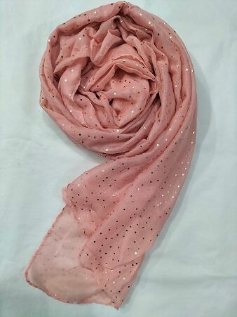 Fancy Lawn Scarf - Tea Pink Fancy Lawn Scarf - Tea Pink