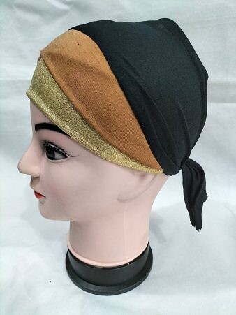 Golden Fancy Tie Back Bonnet - Brown and Baby Pink Golden Fancy Tie Back Bonnet - Brown and Baby Pink
