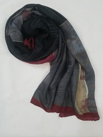 Lawn Printed Scarf - Print 2 Lawn Printed Scarf - Print 2