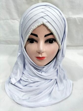 Pearls Criss Cross Ready to Wear - White