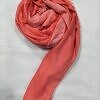 Plain Lawn Scarf - Coral Orange Plain Lawn Scarf - Coral Orange