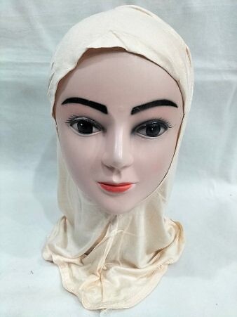 Plain Ninja Underscarf - Cream