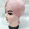 Criss Cross Tie Back Bonnet - Rose Pink Criss Cross Tie Back Bonnet - Rose Pink