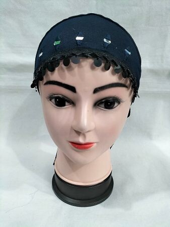 Fancy Cap with Mirrors - Black