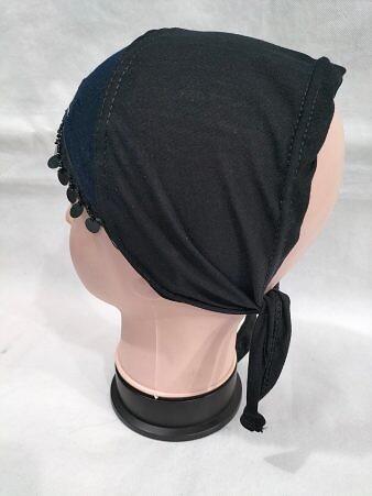 Fancy Cap with Mirrors - Black