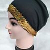 Fancy Cap with Sitare - Black