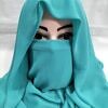 niqab ready to wear turquoise