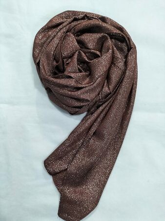 Shimmer Viscose Scarf - Brown Shimmer Viscose Scarf - Brown
