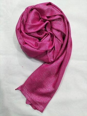 Shimmer Viscose Scarf - Deep Pink Shimmer Viscose Scarf - Deep Pink