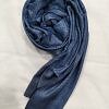 Shimmer Viscose Scarf - Navy Blue Shimmer Viscose Scarf - Navy Blue