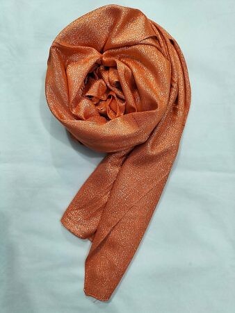 Shimmer Viscose Scarf - Orange Shimmer Viscose Scarf - Orange