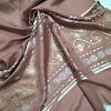 Banarasi Style Lawn Scarf - Dirty Brown