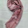 Banarsi Style Lawn Scarf - Tea Pink