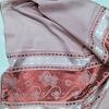 Banarsi Style Lawn Scarf - Tea Pink