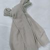 Plain Chiffon Scarf - Beige