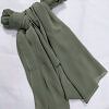 Plain Chiffon Scarf - Fern Green