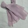 plain chiffon scarf light purple