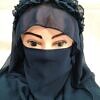 crown ready to wear niqab navy blue