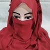 Crown Ready to Wear Niqab - Rust Orange Crown Ready to Wear Niqab - Rust Orange