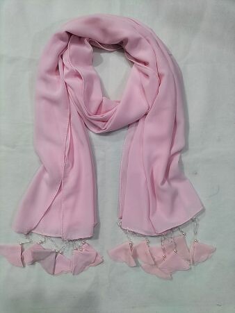 Plain Chiffon Tassels - Baby Pink Plain Chiffon Tassels - Baby Pink