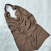 Elastic Half Niqab - Brown