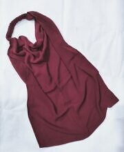 Elastic Half Niqab - Maroon