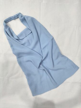 Elastic Half Niqab - Sky Blue