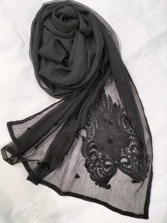 Plain Black Scarf - Bunch 3