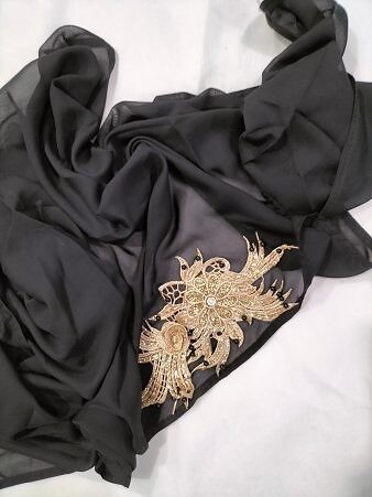 Plain Black Scarf - Bunch 4 Plain Black Scarf - Bunch 4