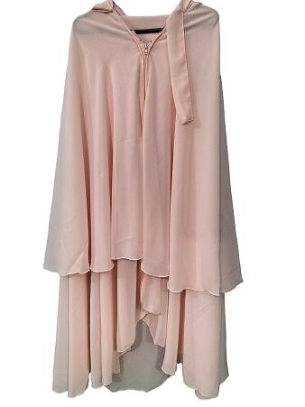 Zipper Hijab With Niqab - Peach Zipper Hijab With Niqab - Peach