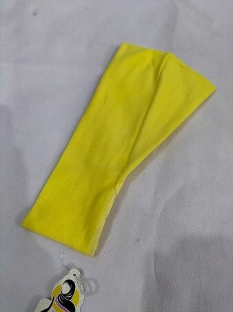 Cotton Jersey Bandana Head Band - Yellow Cotton Jersey Bandana Head Band - Yellow