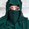 crown ready to wear niqab sea green