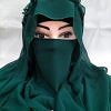Crown Ready to Wear Niqab - Sea Green