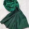 double shaded viscose scarf green