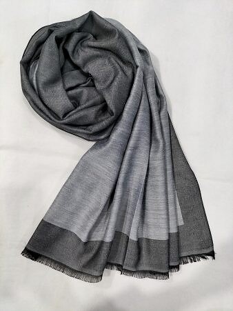 Double Shaded Viscose Scarf - Grey Double Shaded Viscose Scarf - Grey