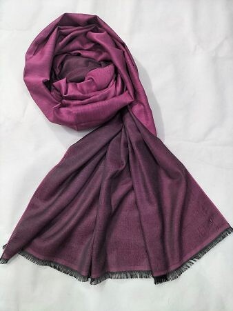 Double Shaded Viscose Scarf - Purple Double Shaded Viscose Scarf - Purple