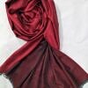 double shaded viscose scarf red