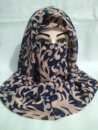 Niqab Ready to Wear - Print 17
