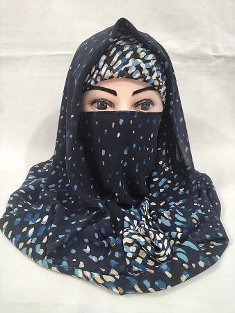 Niqab Ready to Wear - Print 18
