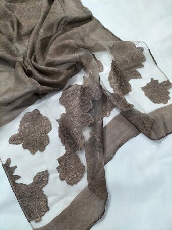 Organza Scarf - Dirty Brown Organza Scarf - Dirty Brown