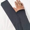 plain arm warmers black