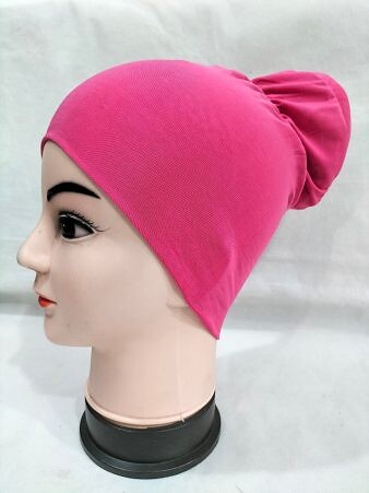 Bun Back Underscarf - Hot Pink Bun Back Underscarf - Hot Pink