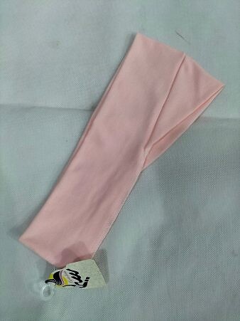 Cotton Jersey Bandana Head Band - Baby Pink