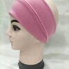Cotton Jersey Bandana Head Band - Tea Pink