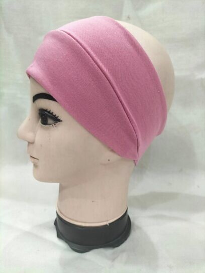 Cotton Jersey Bandana Head Band - Tea Pink
