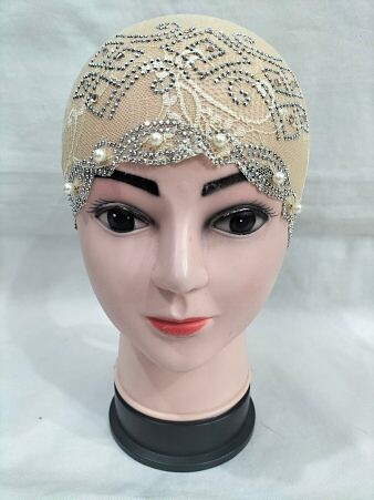 Fancy Lace Cap - Light Golden Fancy Lace Cap - Light Golden