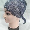 Fancy Lace Cap - Navy Blue