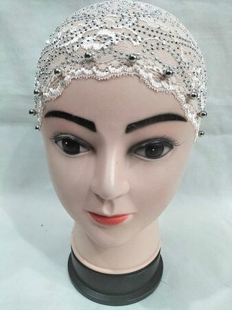 Fancy Lace Cap - Nude Pink Fancy Lace Cap - Nude Pink