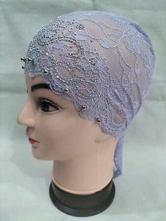 Fancy Lace Cap - Purple 2 Fancy Lace Cap - Purple 2