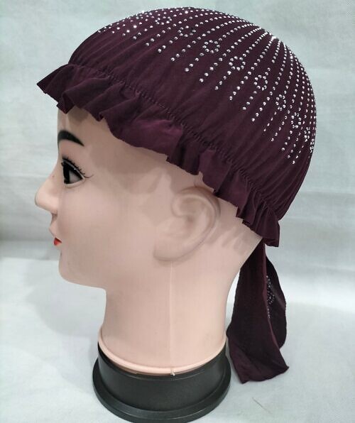kids fancy cap burgundy